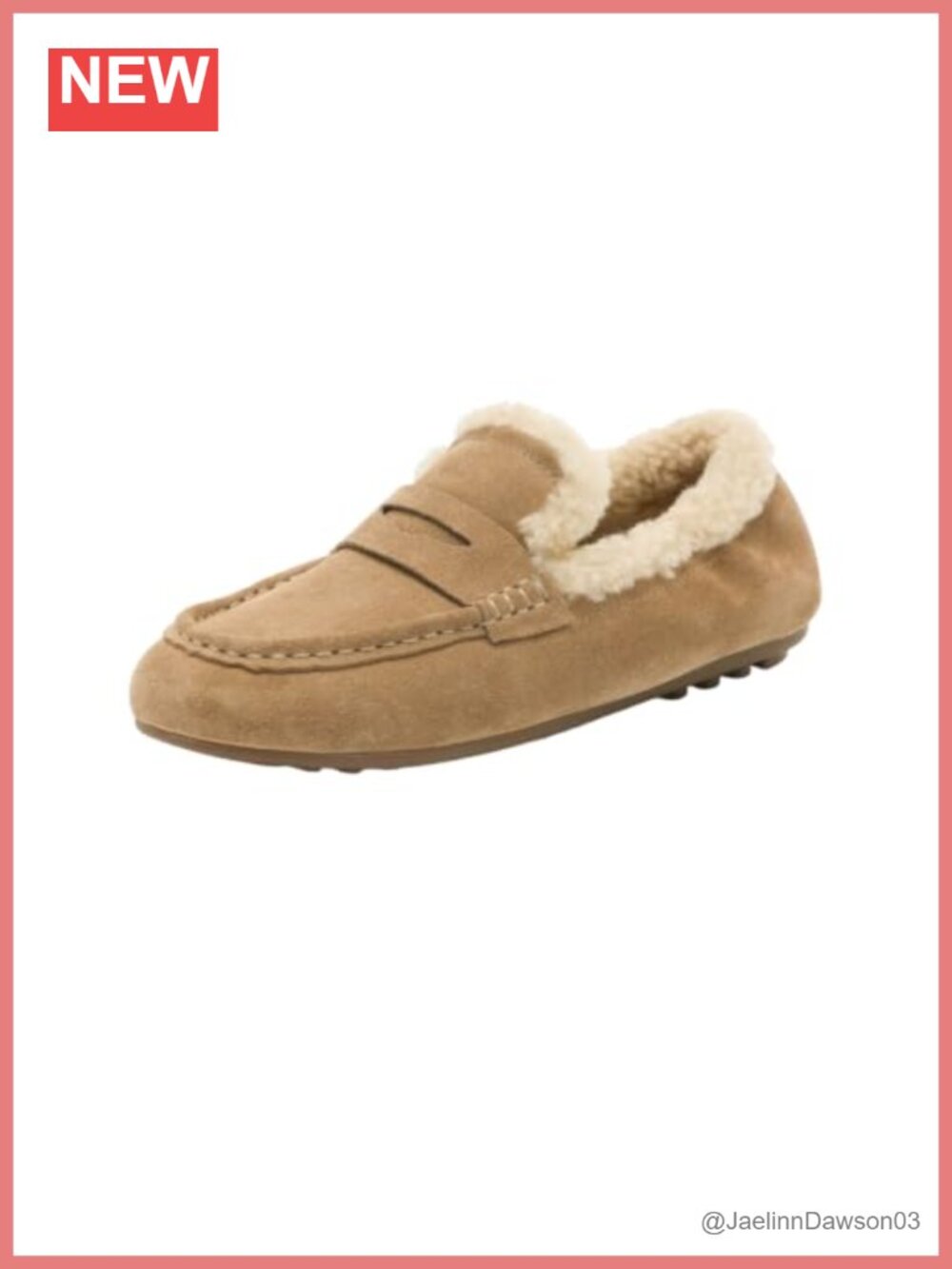 Wool Lined Suede Mocc Loafers Women's Slippers